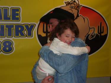 Clint Black and 3 year old fan