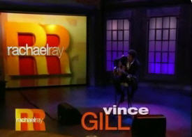 Vince Gill performs on Rachel Ray