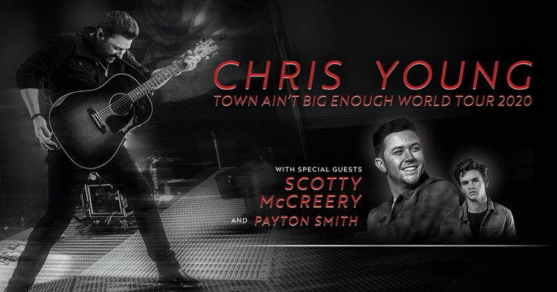 chris young town aint big enough world tour