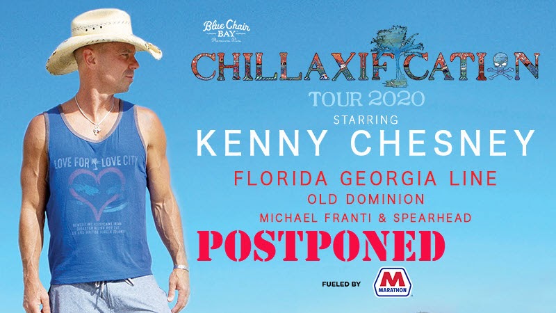 kenny chesney tour postponed