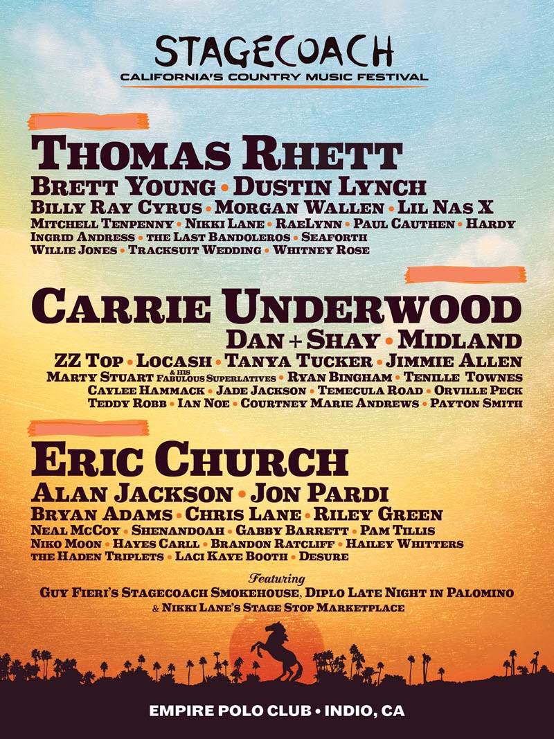 stagecoach lineup 2020