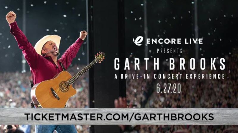 Garth Brooks Drive-In Concert