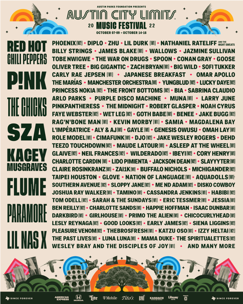 ACL lineup