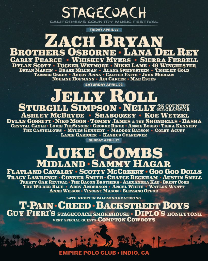 Stagecoach lineup