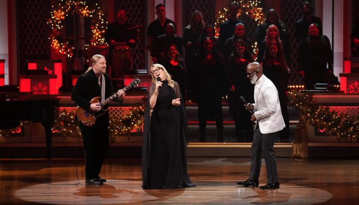 Susan Tedeschi, Derek Trucks, and BeBe Winans perform at “CMA Country Christmas” filmed at the Belmont Fisher Center in Nashville, Tennessee. “CMA Country Christmas” will air on ABC on Tuesday, December 2, 2025.